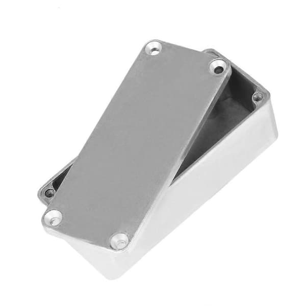 Aluminium Elektronikprojektbox, Kapsling, Instrument 1590A Stil, Gitarr Effekt Aluminium S
