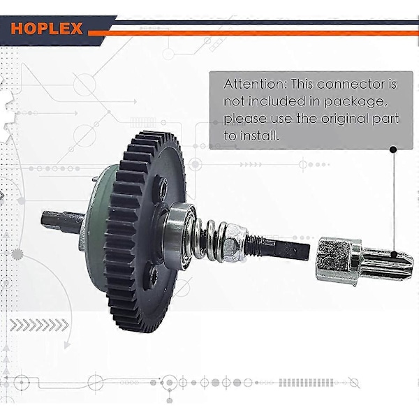 6878 Slæbekoblingssamling med 32 Pitch 15T/17T/19T Pinions Gear Sæt til Traxxas Slash 4X4/ Stampede 4X4/Rustler 4X4