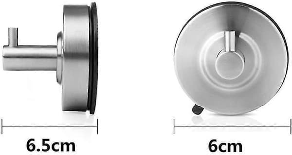 Håndkleholder Sugekopp Rustfritt Stål Veggkrok For Baderom