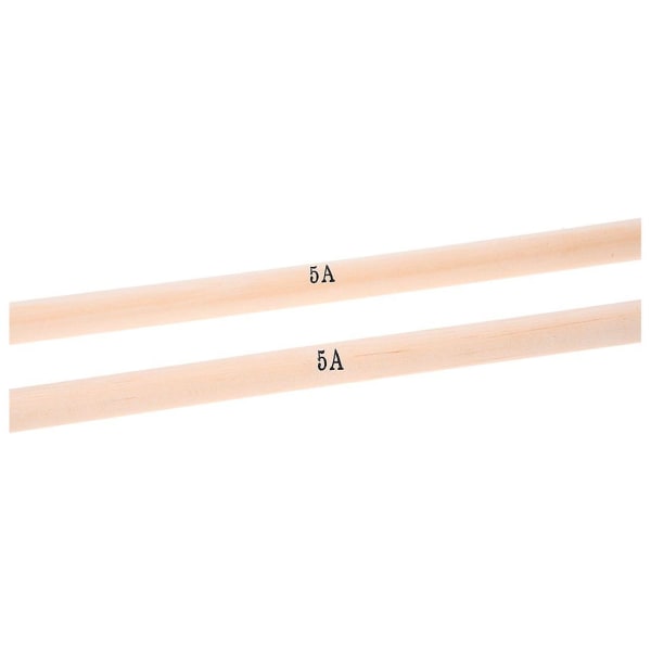 Par med 5a Maple Wood Trommestikker Stick for Trommesett Lettvekt Profesjonell