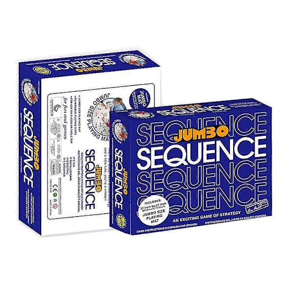 Jumbo Sequence Familiebrettspill Rask Levering 81 x 69 cm