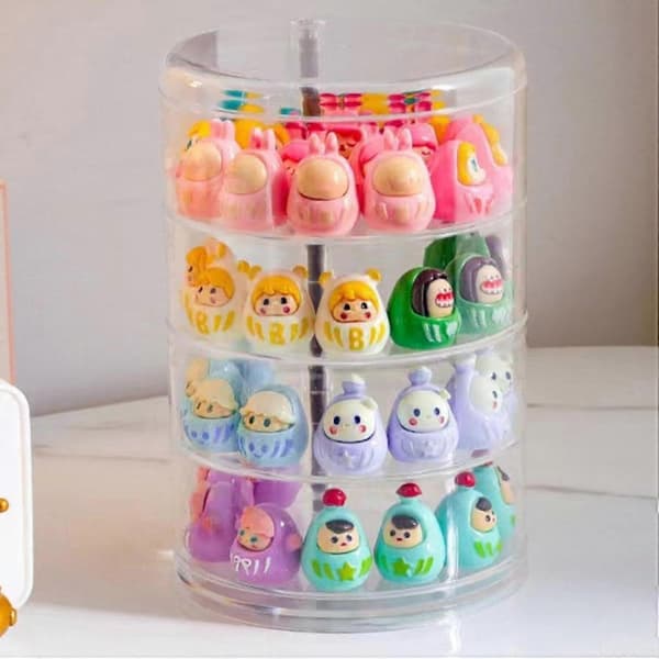 Akryl Rack, Display Rack, Transparent Holder, 1 Sett Displaystativ Akryl