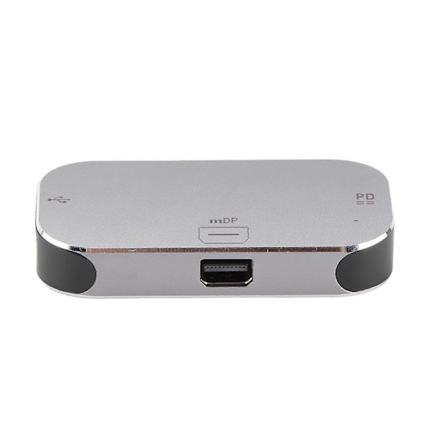 Telakointiasema 3 in 1 Type C uros - Mini DP USB A Type C naaras USB C -telakka Windowsille Androidille OS X:lle YEMMA