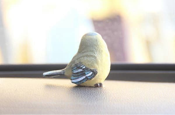 Miniature Fugle Dekorative Figurer 3 Stk