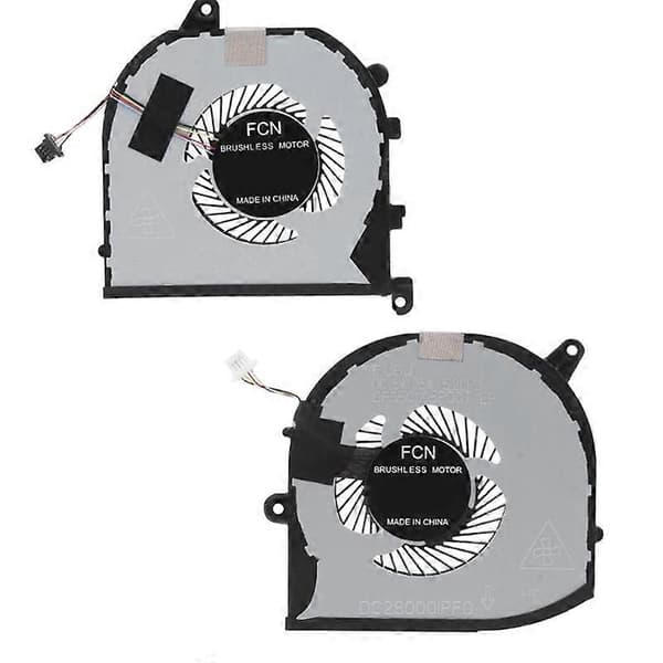 CPU+ GPU Køleventilator til Dell XPS 15 9570 7590 Precision 5530 P56F002 Laptop CPU+GPU Køleventilator