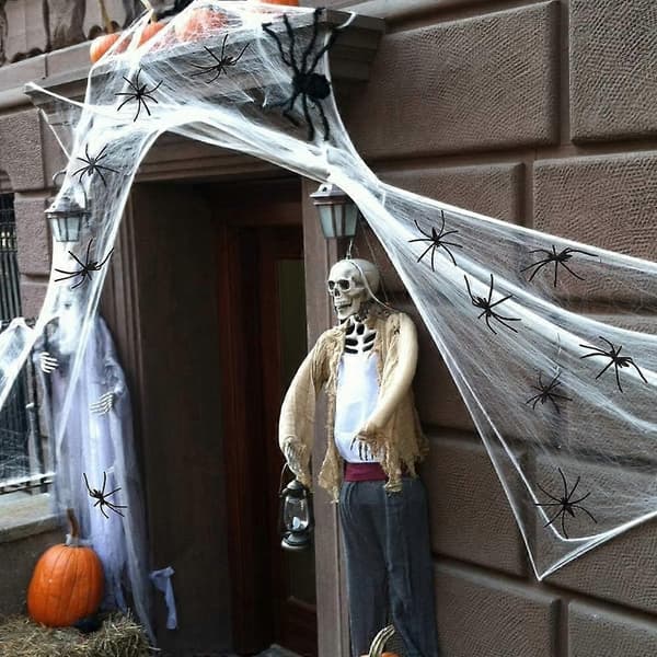 Edderkoppespind Halloween Dekoration Edderkoppespind Halloween Edderkoppespind Dekoration Ideel til Pejs