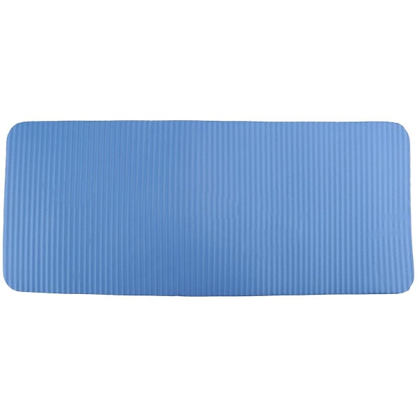 15MM tyk yogamåtte komfortskum knæalbuemåtter til træning Yoga Pilates indendørspuder Fitnesstræningblå