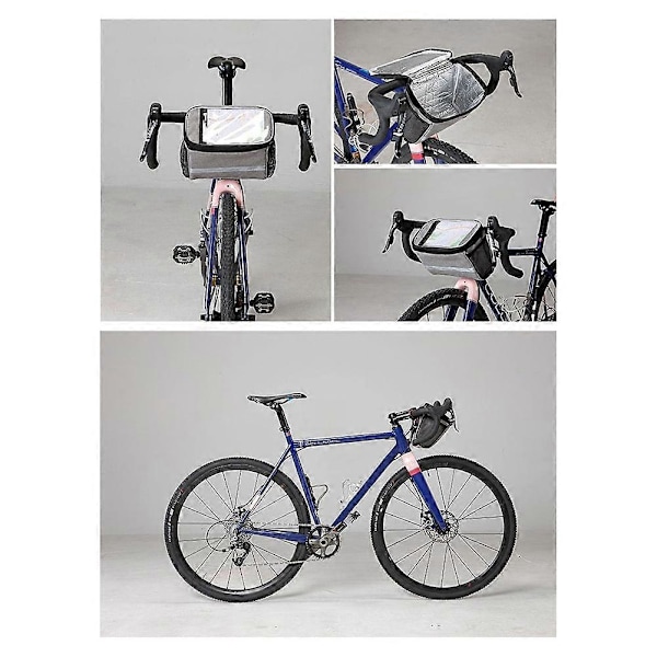 Cykelstyre Väska Cykel Isolerad Framväska Cykelstyre Väska Korg Packväska Kylväska med Re