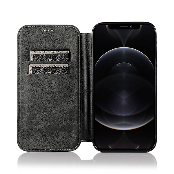 Shieldon Fodral för iPhone 13 Pro, Läderplånboksfodral, Stötsäkert Skal med Stativ Kortplats, Kompatibelt med iPhone 13 Pro