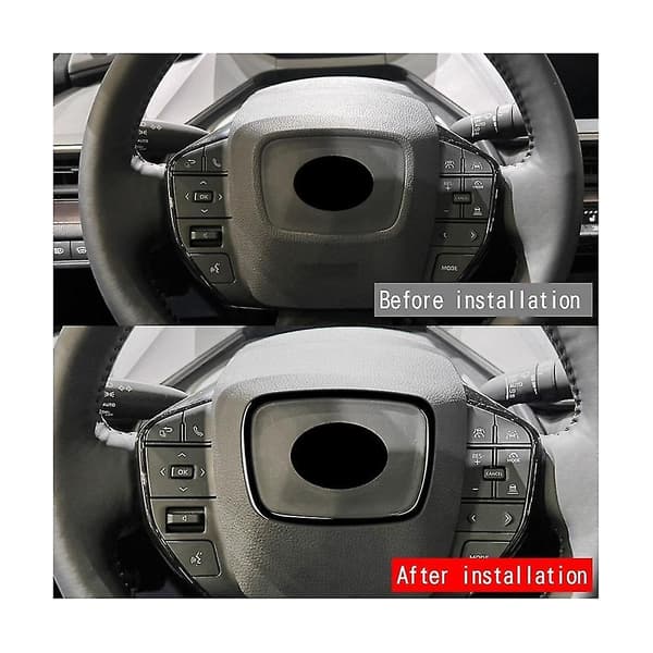 Til Prius 60 Series 2020-2023 Blank Sort Bilrat Ring Trim Interiør Ramme Dæk Trim