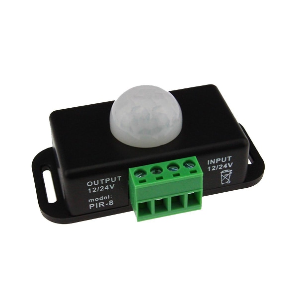 Dc 12v 24v 8a Automatic Adjust Pir Motion Sensor Switch Ir Infrared Detector Light Switch Module Fo