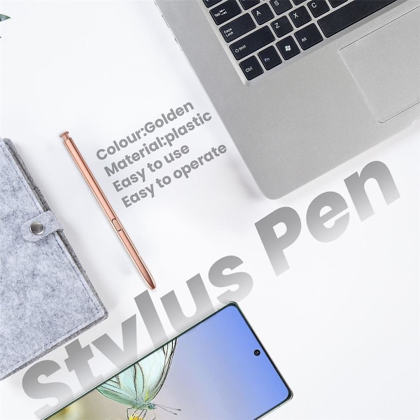 Stylus Pen Touch Pen Wrriten Pen Erstatning til Samsung Galaxy Note 20/Note 20 Ultra Gold