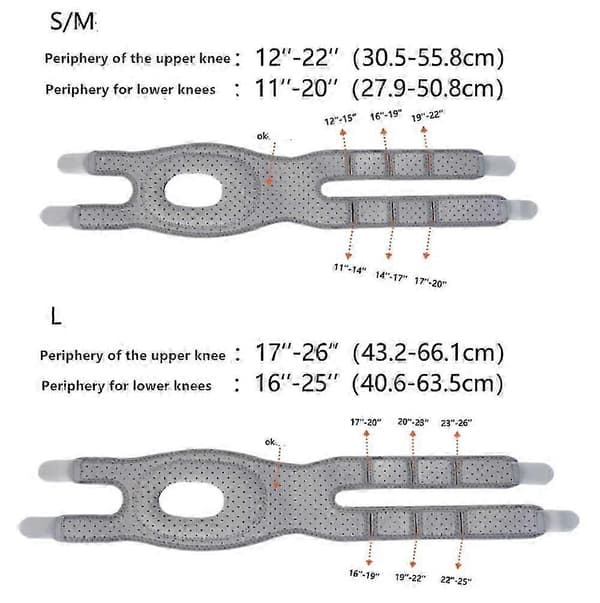 Wellness knæbandage - smertelindrende knæbandage ZZ10
