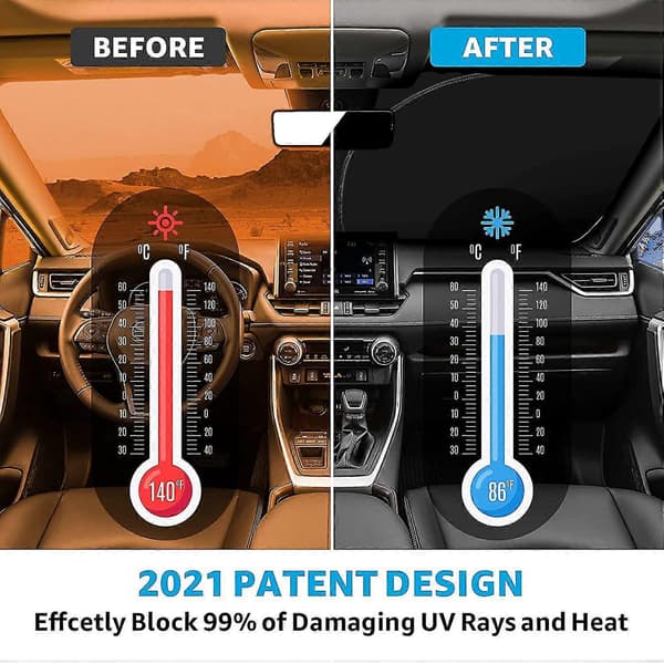 Solskjermbeskytter for bilfrontrute for Toyota Rav4 2019-2022