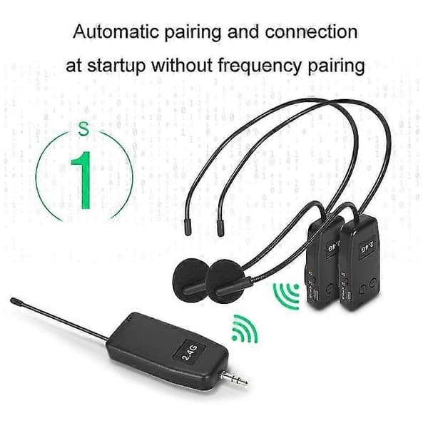 One For One Trådløst Headset Mikrofon Headset Forsteker