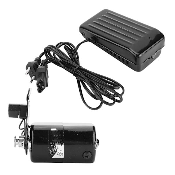 Symaskine Motor Kit Husholdning med Fodpedal Kontrolrem 180W EU Stik 220V