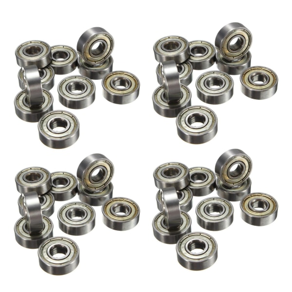 40pcs 8 X 22 X 7mm Skateboard Scooter Roller Blade Bearings Wheels Abec-5 608zz