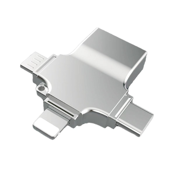SD-kortleser Micro-Card Adapter 4 i 1 USB 3.0 Micro-Sd til USB-kortleser USB for Apple Interface OTG Adapter