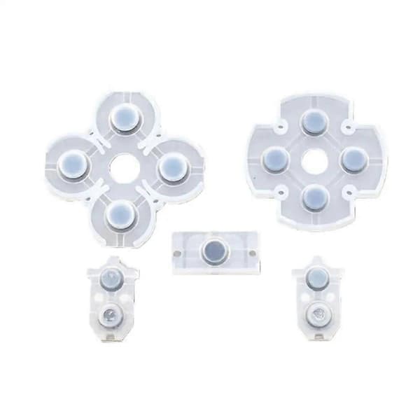 Originale bløde gummi erstatnings silikone ledende klæbende knap puder til Sony PS4 PlayStation DualShocks 4 controller