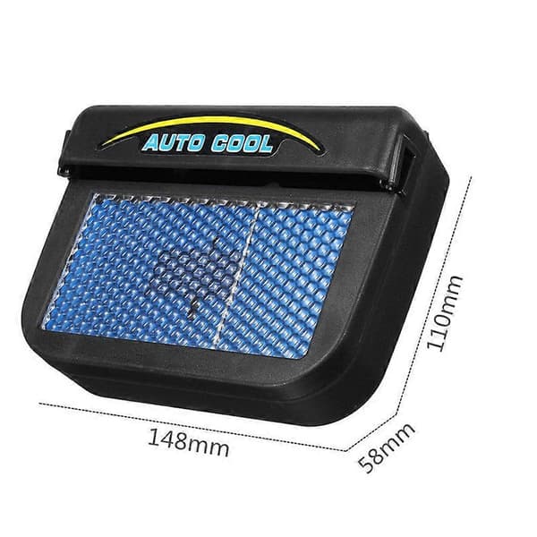 Solcelledrevet Automatisk Køleventilator