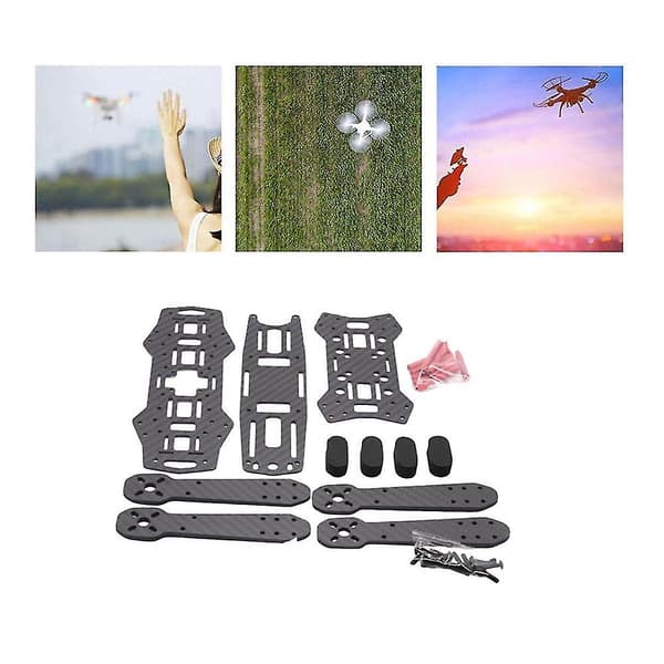 Qav250 V2 Kolfiberram 4-axlig Mini Rc Muticopter Fpv Quadcopter Drönarram Omonterad Ram