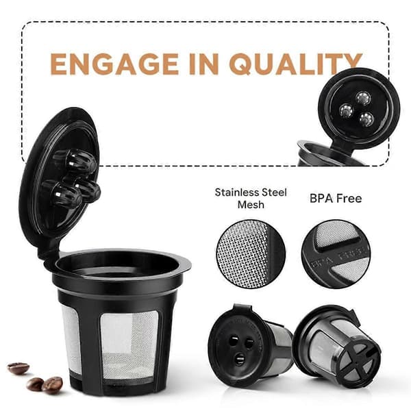 Passer til Kaffemaskin Trehull Kaffekapsel for Trehullserien