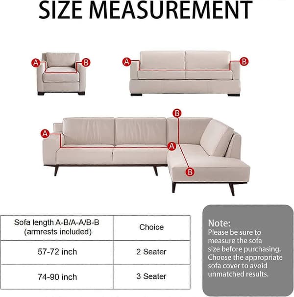 Rød Julesofa Trekk med Elastisk Bunn Julehjort Trykt Møbel Sofa Trekk