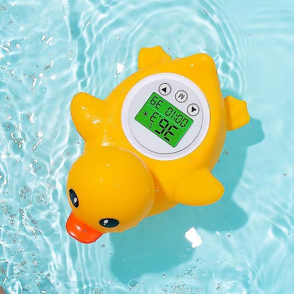 Baby Badtermometer Badvatten Termometer Flytande Ankleksak Duschtemperatur Termometer För Bebisar Barn