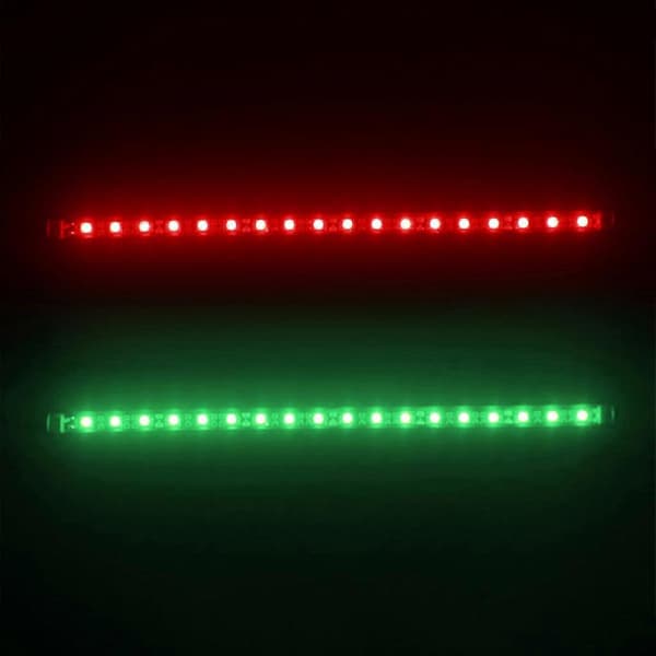Både, Marine LED Strip Bådlys Bug og Hæk, Styrbord Lys DC 12V