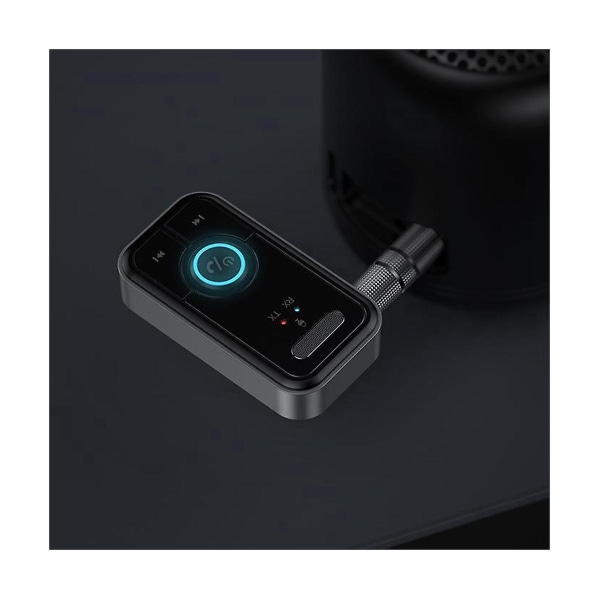 Bluetooth 5.3 Car Aux Audio Adapter Mottaker 3,5 mm Jack trådløs lydsender for bilhodetelefoner