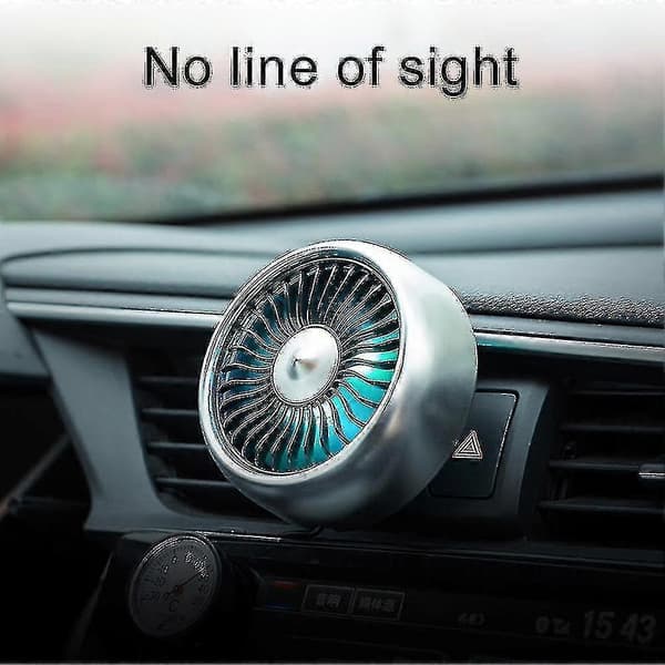 Bil Auto USB Lav Støj Elektrisk Justerbar Mini Luftventil Køleventilator