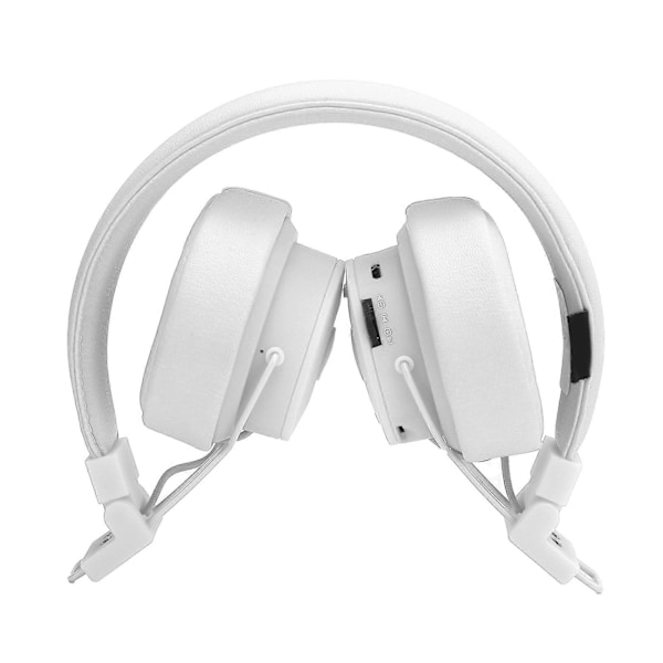 Bluetooth 4.1 Trådløst Headset Over Ear Hovedtelefon MP3 Musikafspiller Understøtter Hukommelseskort Hvid