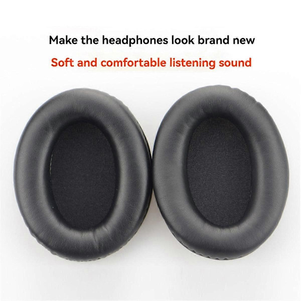 Erstatningsøreputer for Cloud2 Flight S Alpha S Hodetelefoner Memory Foam Øreputer Protein Leather