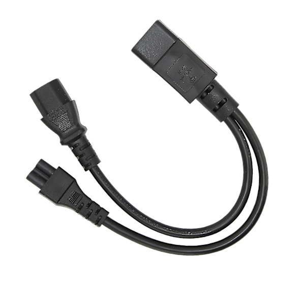 Strømsplitterkabel: IEC 320 C14 Han til C13 og C5 Hun Adapter - 10A 250V
