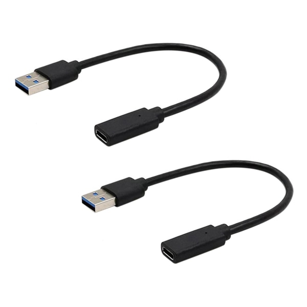 2x Usb3.1 Typ C hona till USB 3.0 A handataadapter för surfplatta/mobiltelefon