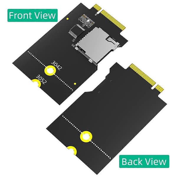 SD-kort TF SDHC SDXC til NGFF Key B Adapter (Understøtter USB-bus, ikke SATA-bus)