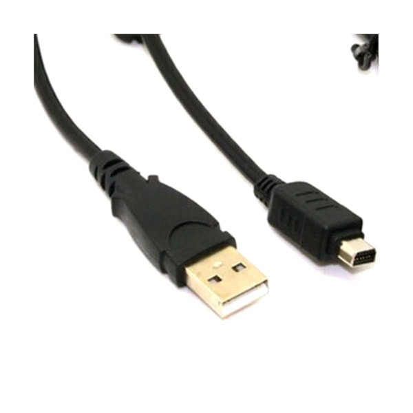 12-stifts kamera USB datasladd för Olympus E-PL7 E-PL1/2/3/5/8 EM5 E-M10Ii EM1 CB-USB5 CB-USB6