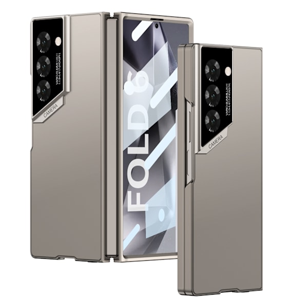 Samsung Z Fold 6 Raptor mobilskal frostat hårt skal enkel stil skalfilm integrerad Titanium Gray