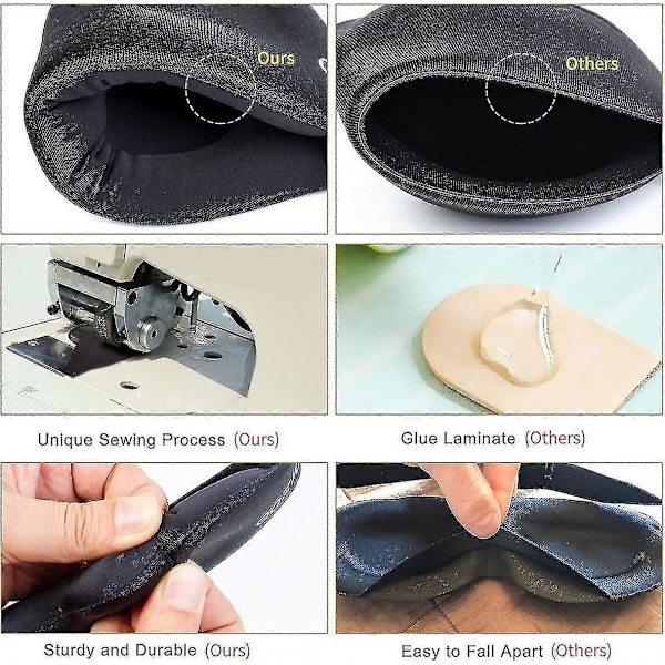 3D Ultra Bløde Hudvenlige Øjenmasker, Blindfold L
