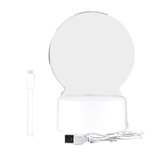 Lysande Akryltavla med LED-belysning, USB-driven