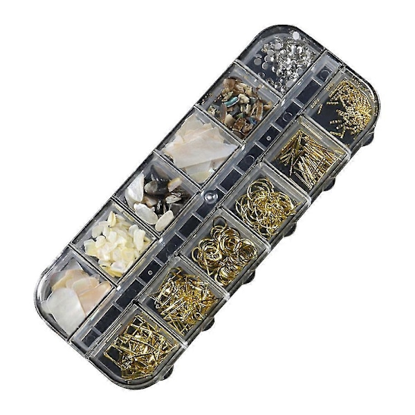 Akryl Fjäril Blomma Björne Nagelkonst Hänge Nagelkonst, Multi-formad Pärla Rhinestone Gyllene Metall Nagelkonst, Nagelkonst Hänge Applikation Smycken Accessoar