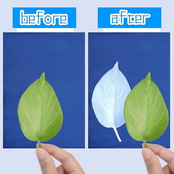60 Ark Soltryckpapper Blått Format A5 Hög Känslighet Solpapper för Konst Hantverk DIY