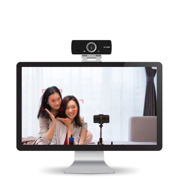 PC-verkkokamera 1080p automaattitarkennus USB Web-minikamera Kannettava tietokone Web-kamera Youtubeen