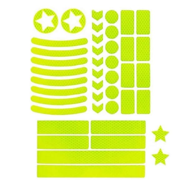 42 stk Refleksklistremerke, Selvklebende