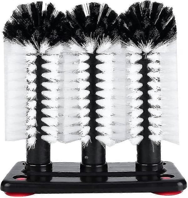 3-borstig Glasrengörare, Multipurpose Glasborste - Bra