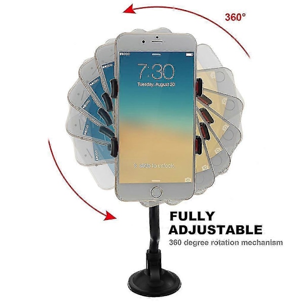 Mobilholder med sugekop til bilen