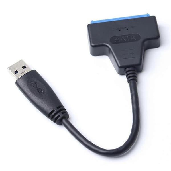 USB 3.0 til SATA 22 Pin 2,5 tommer Harddisk Driver SSD Adapterkabel Konverter