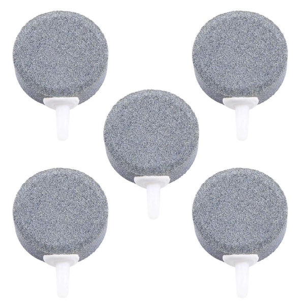 5pcs 4cm Air Bubble Stone Aerator Aquarium Fish Tank Pump Hydroponic Oxygen Plate