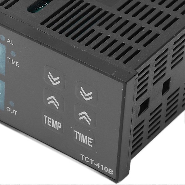 Digital temperaturkontroller temperaturtid 2 i 1 digitalt display termostat for varmepressemaskin 100–240 V