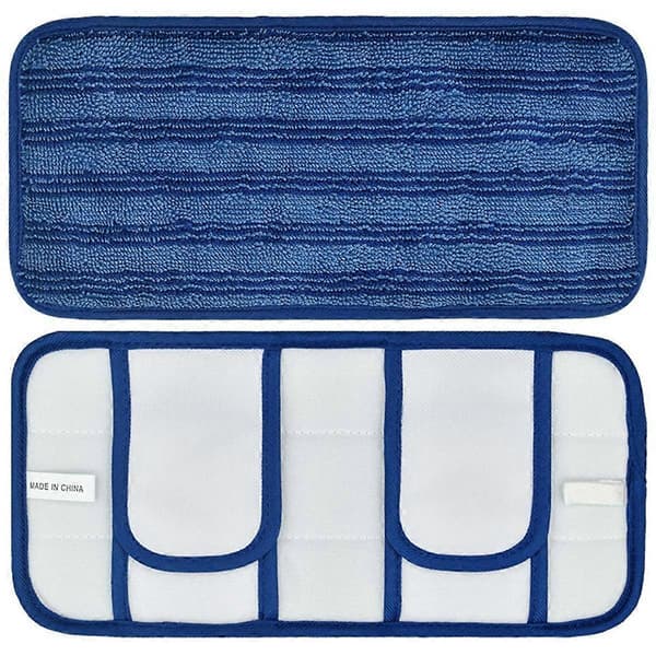 4 STK Genanvendelige Moppepuder til Moppe Refill Puder 12 Tommer Erstatningsmoppepuder til Træ & Multi-Overflade Gulv